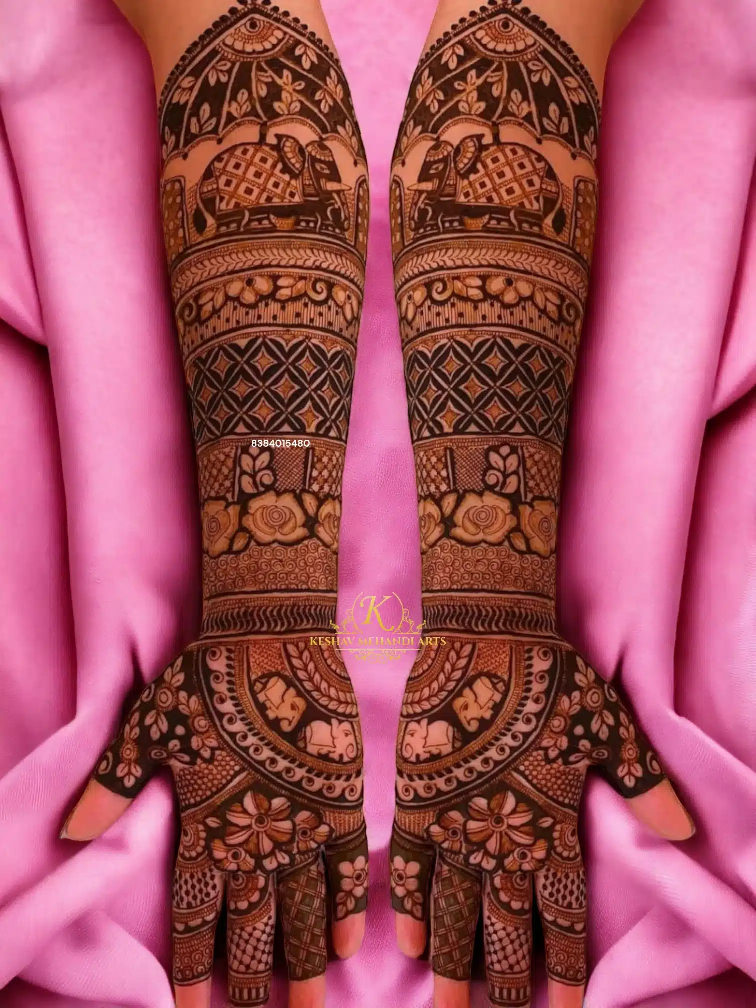 Simple Bridal Mehandi Designs