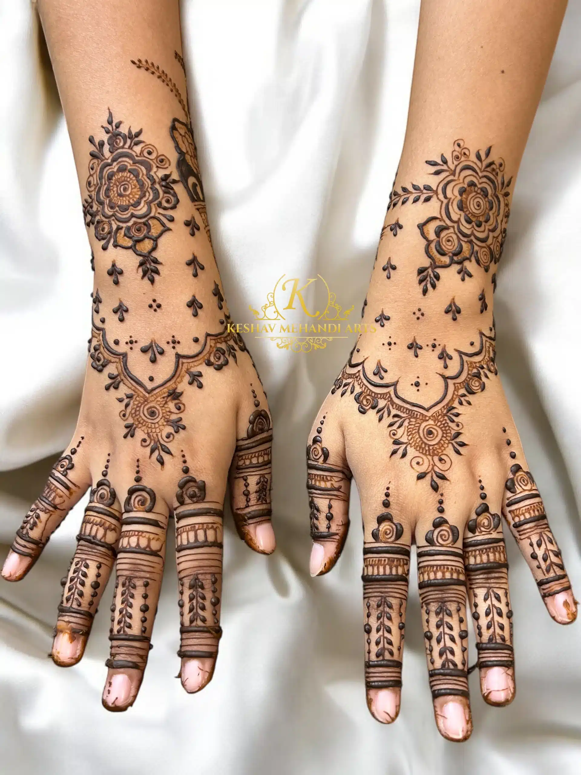 Mehandi Designs For Back Hand
